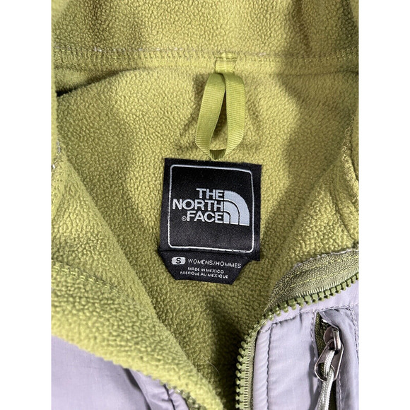 The North Face Women’s Denali Full Zip Fleece Jacket Olive Green Gray Size Small - Picture 3 of 8